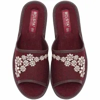 Комнатные тапочки БЕЛСТА Бордовый 36 23.5 см
