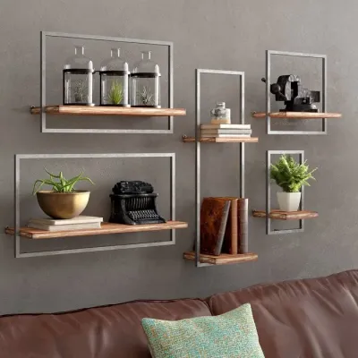 Комплект полиць GoodsMetall у стилі LOFT ПК6 Комплект полиць GoodsMetall у стилі LOFT ПК6