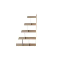 Этажерка Ferrum-decor Стелла 1600x1020x300 Белый металл ДСП Дуб Сан-Марино (STEL016)