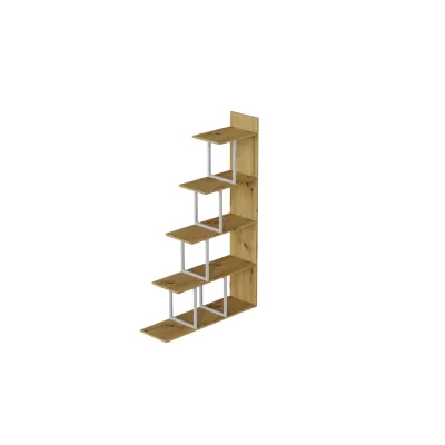 Етажерка Ferrum-decor Стелла 1600x1020x300 Білий метал ДСП Дуб Артізан (STEL020) Етажерка Ferrum-decor Стелла 1600x1020x300 Білий метал ДСП Дуб Артізан (STEL020)
