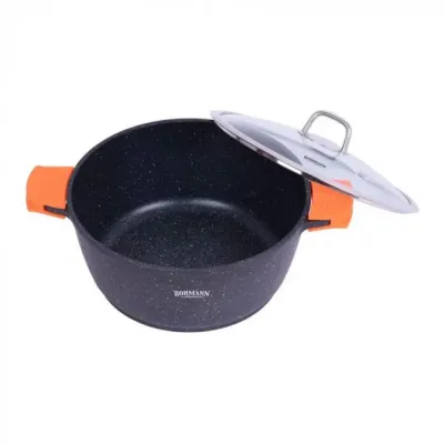 Каструля Bohmann 5,8 літра з мармуровим покриттям BH-7350-28 Каструля Bohmann 5,8 літра з мармуровим покриттям BH-7350-28