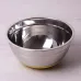 Миска Kamille d-22 x 10 см из нержавеющей стали с силиконовым дном КМ-4348