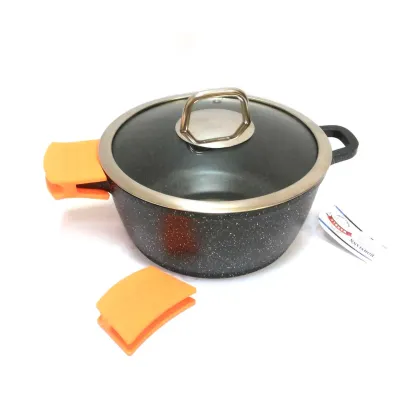 Кастрюля Bohmann 5 литров с мраморным покрытием BH-7350-26