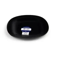 Тарілка Luminarc Carine Black Чорна десертна квадратна d-19 см 9816L LUM
