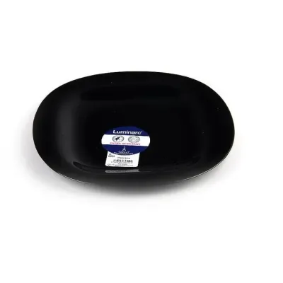 Тарілка Luminarc Carine Black Чорна десертна квадратна d-19 см 9816L LUM