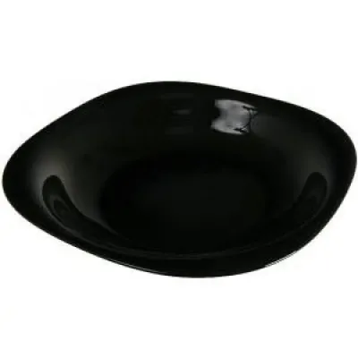 Тарілка Luminarc Carine Black Чорна глибока квадратна d-21 см 9818 LUM Тарілка Luminarc Carine Black Чорна глибока квадратна d-21 см 9818 LUM