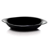 Тарелка Luminarc Carine Black Черная глубокая квадратная d-21 см 9818 LUM