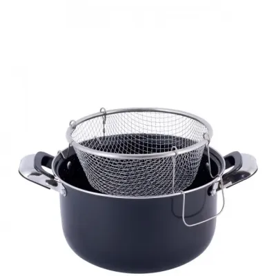 Кастрюля 4 л с сеткой для фритюра Kamille KM-5821