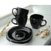 Набір чайний Luminarc Carine Black/White 220 мл 12 предметів 2371D LUM Набір чайний Luminarc Carine Black/White 220 мл 12 предметів 2371D LUM