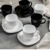 Набір чайний Luminarc Carine Black/White 220 мл 12 предметів 2371D LUM