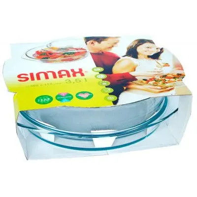 Кастрюля Simax 3.5 л d- 26,8 х 11,8 см круглая с крышкой 6226-6236 SIM