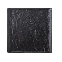 Тарелка квадратная SLATESTONE BLACK 21,5 х 21,5 см Wilmax WL-661106/A