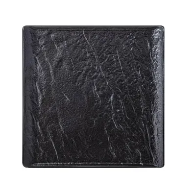 Тарілка квадратна SLATESTONE BLACK 21,5 х 21,5 см Wilmax WL-661106/A