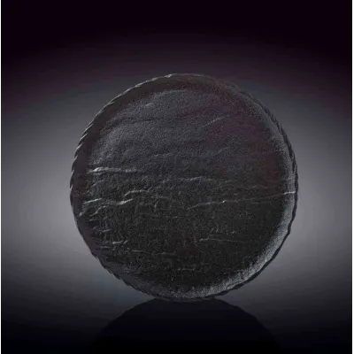 Тарілка кругла 23 см SlateStone Black Wilmax WL-661125/A Тарілка кругла 23 см SlateStone Black Wilmax WL-661125/A