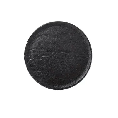 Тарелка круглая 23 см SlateStone Black Wilmax WL-661125/A
