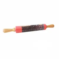 Силиконовая скалка 43 х 5.3 см c деревянными ручками SNT 3200-62 Силиконовая скалка 43 х 5.3 см c деревянными ручками SNT 3200-62