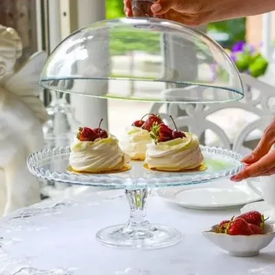 Тортовница на ножке d-32 cм с крышкой Pasabahce Patisserie 95200-1 PAS Тортовница на ножке d-32 cм с крышкой Pasabahce Patisserie 95200-1 PAS