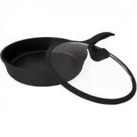 Сковорода алюминиевая с антипригарным покрытием d-24 см Lessner Black Pro New 88374-24