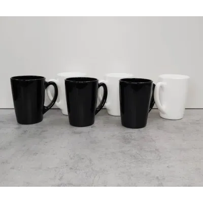 Набір кухлів 320 мл New morning Black White 6 шт Luminarc P8858/Q0156 Набір кухлів 320 мл New morning Black White 6 шт Luminarc P8858/Q0156