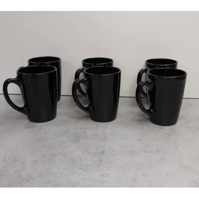 Набір кухлів 320 мл New morning Black 6 шт Luminarc Q0156