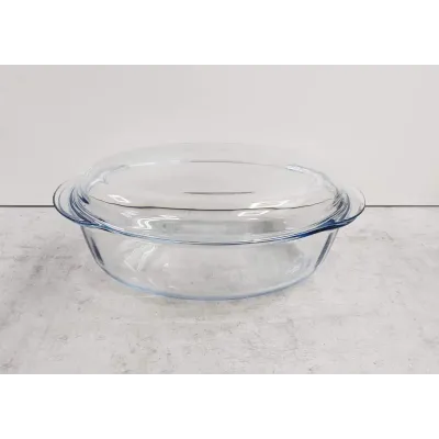 Кастрюля стеклянная (утятница) 4 л овальная с крышкой Pyrex 459A000 Кастрюля стеклянная (утятница) 4 л овальная с крышкой Pyrex 459A000