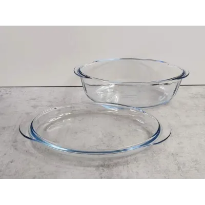 Кастрюля стеклянная (утятница) 4 л овальная с крышкой Pyrex 459A000 Кастрюля стеклянная (утятница) 4 л овальная с крышкой Pyrex 459A000