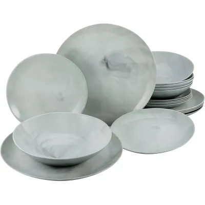 Сервіз столовий Diwali Marble Granit 19 предметів Luminarc Q0217