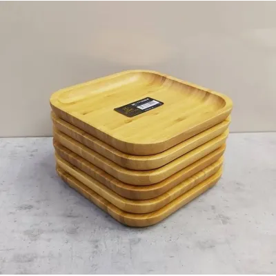 Тарілка квадратна 17,5 х 17,5 см Wilmax Bamboo 771020 WL