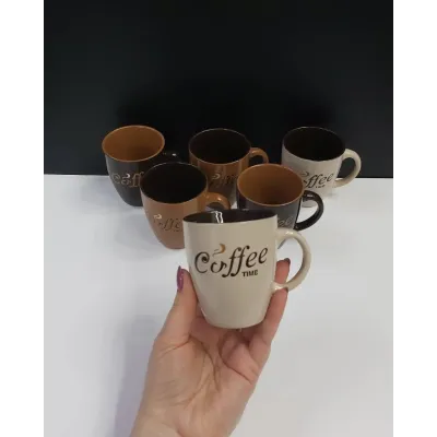 Набір кухлів Interos Coffee Time MIX KW 135 200 мл 6 шт Різнокольоровий (14637) Набір кухлів Interos Coffee Time MIX KW 135 200 мл 6 шт Різнокольоровий (14637)