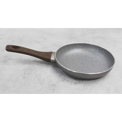 Сковорода Kamille с антипригарным покрытием Grey marble 20 см KM-4112