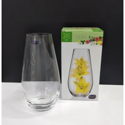 Ваза скляна 24,5 см Crystalex Bohemia 82237