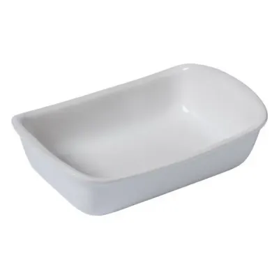 Форма прямокутна керамічна Pyrex Supreme 22х15 см біла 102030/8
