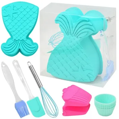 Набор для выпечки STENSON Mermaid 24 х 24 х 3.5 см (MH-3920) Силикон