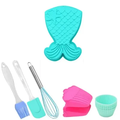 Набор для выпечки STENSON Mermaid 24 х 24 х 3.5 см (MH-3920) Силикон