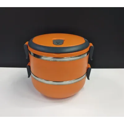 Ланч бокс для їжі 2 рівні по 500 мл Empire 1515 Orange