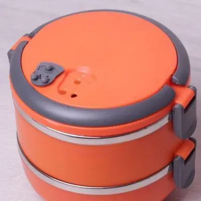 Ланч бокс для їжі 2 рівні по 500 мл Empire 1515 Orange