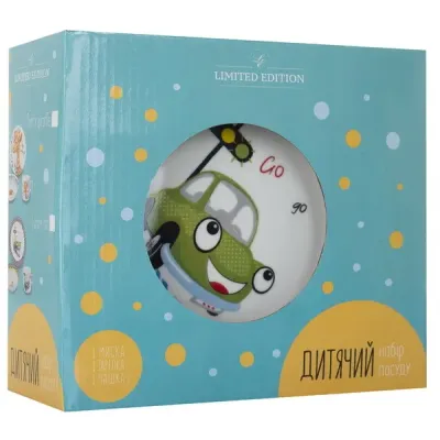 Набор детской посуды Limited edition Funny car C298