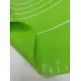 Силиконовый коврик A-PLUS для выпечки и раскатки теста 50*40 см салатовый