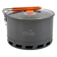 Котел Tramp TRC-119 з теплообмінником з анодованого алюмінію 2,2 л Сірий Котел Tramp TRC-119 з теплообмінником з анодованого алюмінію 2,2 л Сірий