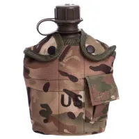 Фляга с котелком V-1л в чехле SP-Sport TY-4834 Камуфляж Woodland Фляга с котелком V-1л в чехле SP-Sport TY-4834 Камуфляж Woodland
