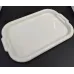 Піднос пластиковий Алеана прямокутний 45*30*4 біла троянда 168039 Піднос пластиковий Алеана прямокутний 45*30*4 біла троянда 168039