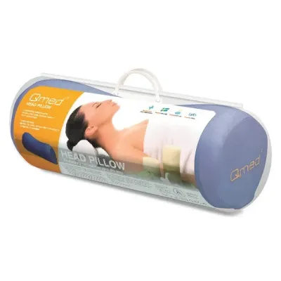 Подушка валик Qmed Head Pillow Синій