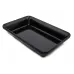 Блюдо для выкладки продуктов из меламина One Chef 30×19,5×5,5 см Черное