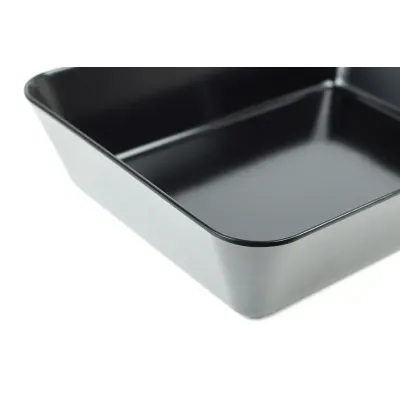Блюдо прямоугольное One Chef из меламина 31,5×25,4×7,2 см Черное