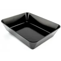 Блюдо прямоугольное One Chef из меламина 31,5×25,4×7,2 см Черное
