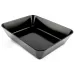 Блюдо прямоугольное One Chef из меламина 31,5×25,4×7,2 см Черное