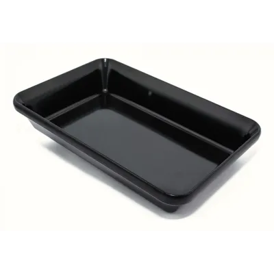 Блюдо для выкладки продуктов One Chef из меламина 20×15×5,5 см Черное