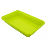 Блюдо для выкладки продуктов One Chef из меламина 30×19,5×5,5 см Зеленое