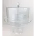 Подставка One Chef с крышкой для торта акриловая 35,5×30,5 см
