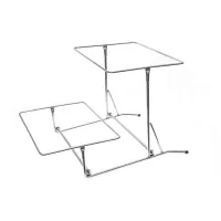 Двухуровневая подставка из нержавеющей стали One Chef 52×41×35 см Двухуровневая подставка из нержавеющей стали One Chef 52×41×35 см